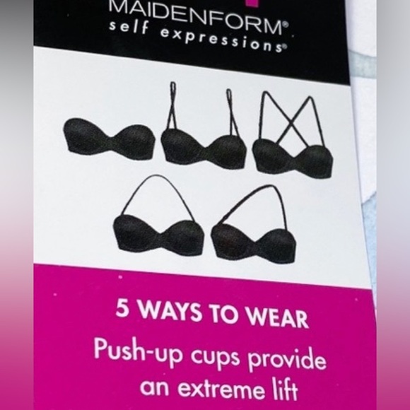 EUC- Maidenform ‘Self Expression’ Multi-Way Push-Up Bra SE1102 - Picture 4 of 9